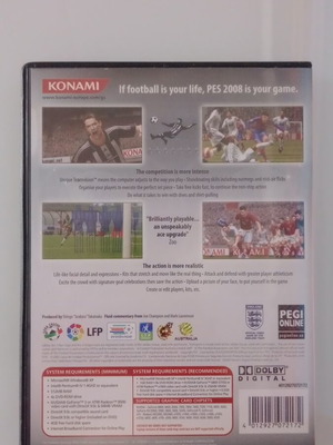 Pro Evolution Soccer 2008 PC game used