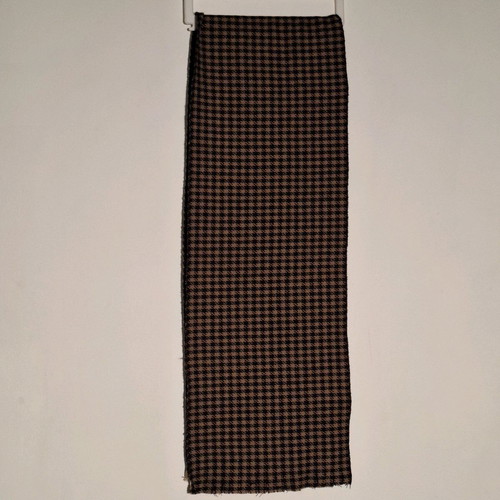 Checked scarf brown dark blue like new