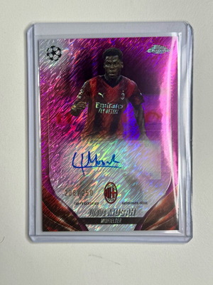 Topps Chrome UCC Chrome Autographs Pink Shimmer Yunus Musah 208/250 καινούργιο