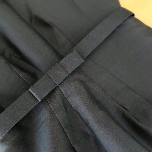 Hobbs dress used, wool-silk blend, blue roubaix, small