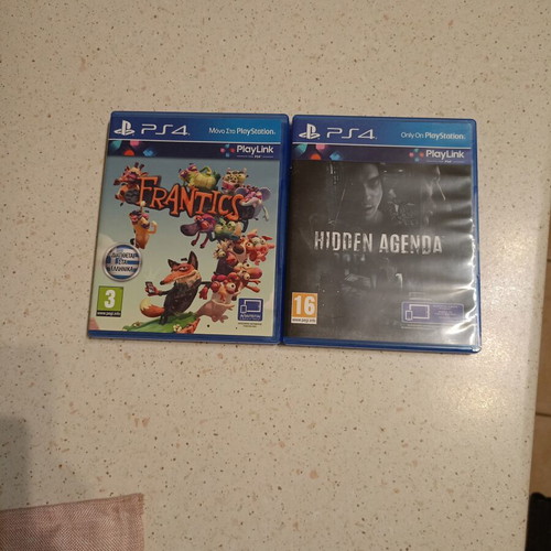 Frantics and Hidden Agenda PS4 like new