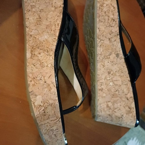Ioannis sandals like new size 41 platform cork heel