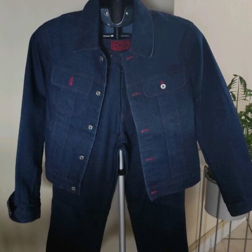 Dolce & Gabbana denim σετ σαν καινούργιο, jean jacket μέγεθος Μ, παντελόνι 30