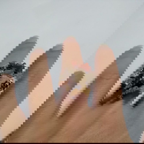 Δαχτυλίδι γυναικείο φο μπιζού σαν καινούργιο με πέτρες