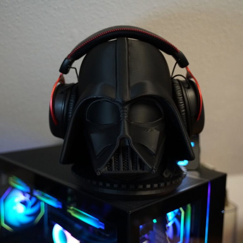 3D Printed Darth Vader Headphone Stand new, Star Wars holder
