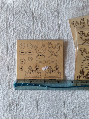 Easter wooden craft elements new