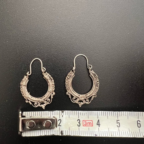 Silver 925 Bohemian style earrings like new