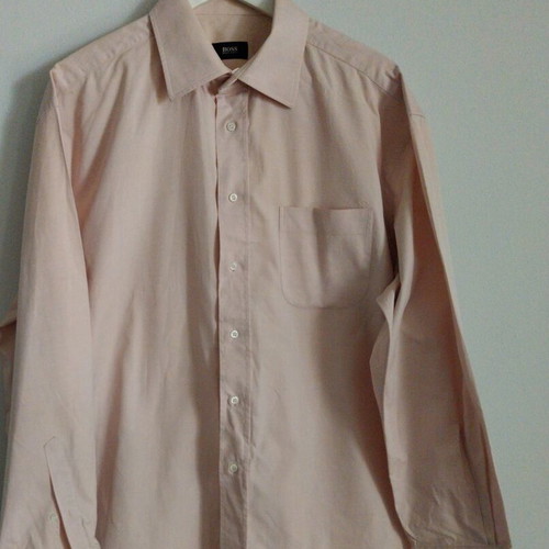 Boss men's dress shirt XXL beige