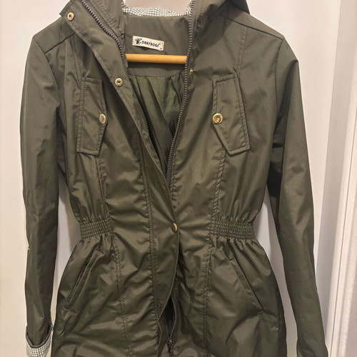 Jacket light Celestino size M brown and green almost new