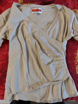Women's blouse like new, beige, size 38