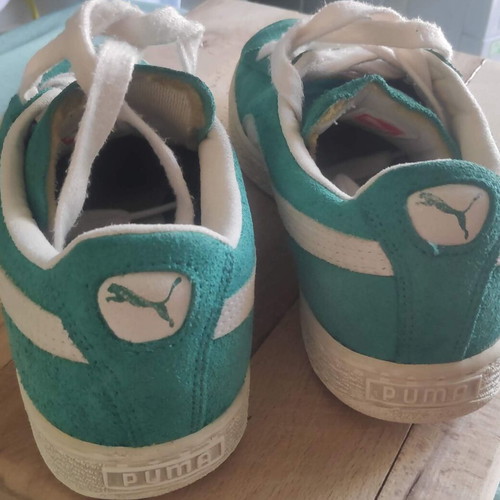 Puma Suede Vintage Sneakers like new, size 38, turquoise
