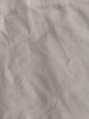 Cotton bed sheets white with two traditional pillowcases