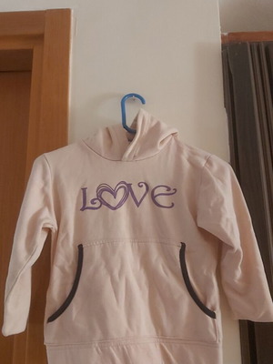 Kids Hoodie size 6 like new, pink