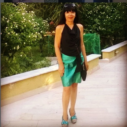 Platform shoes used, summer high with gemstones, size 36, turquoise