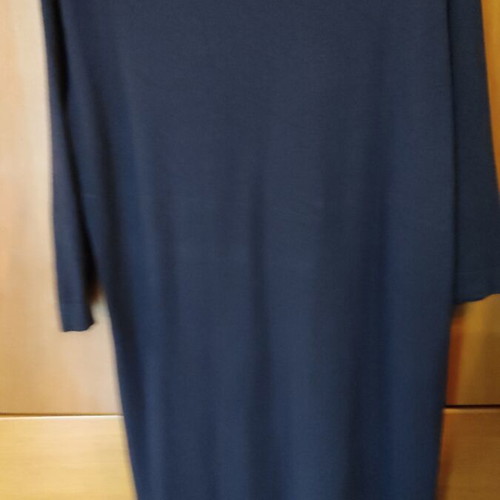 Knitted dress like new, size M, blue