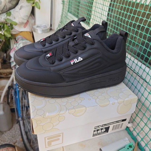 Fila Superbubble sneakers black size 39 new