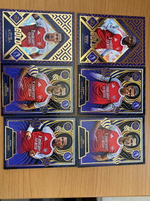 Arsenal Topps Gold Collection trading cards new
