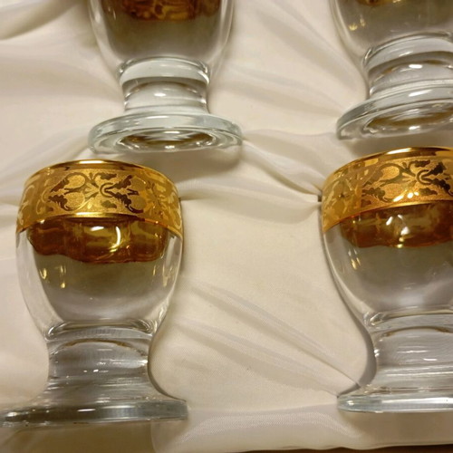 Linea Deg Handmade Authentic Italian Carafe and Glasses Set new
