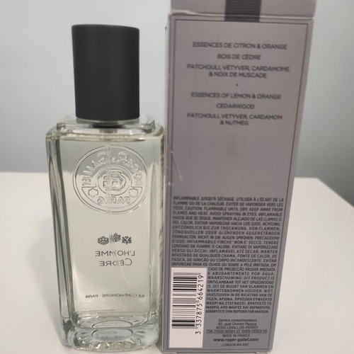 Roger & Gallet L'Homme Cèdre Eau de Toilette 100 ml new with box