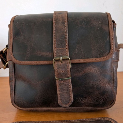Rock & Roll leather camera bag used