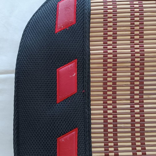 Autoline Bamboo BB Slide Car Seat Mat used, black red