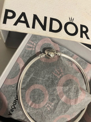 Pandora Сребърна Гривна 20см Като Нова