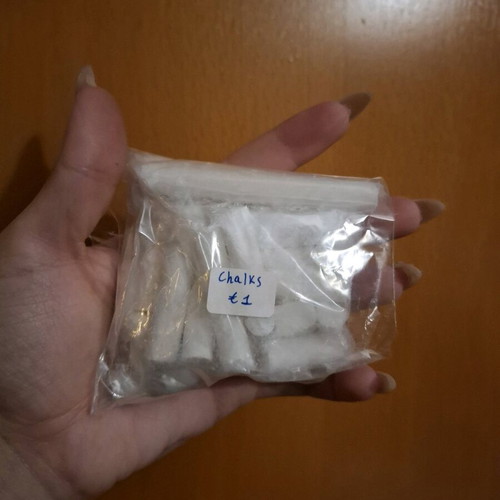 Chalks pack of 5 bags, one contains broken pieces