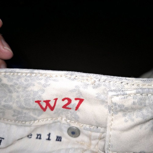 Esprit Denim 5-pocket women's pants beige with grey flowers like new