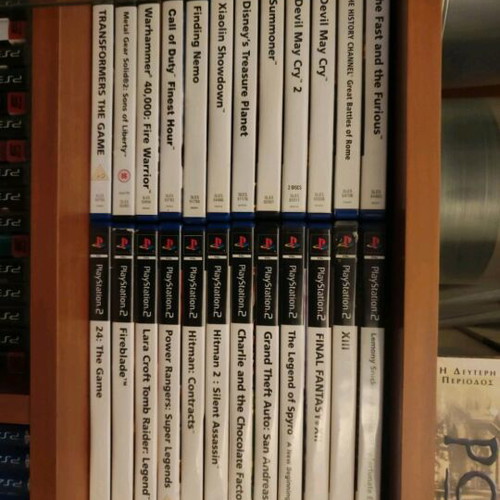 PlayStation 2 games used, collection