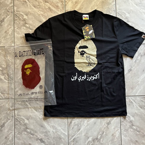 Bape Black T-shirt Size L New