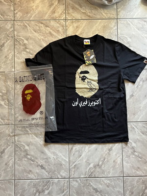 Bape Black T-shirt Size L New