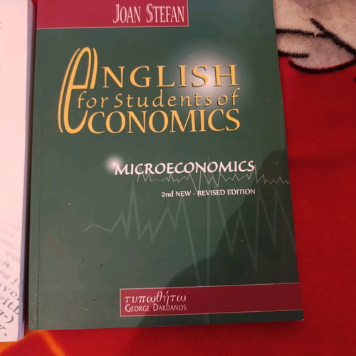 English terminology of microeconomics like new, 2 books