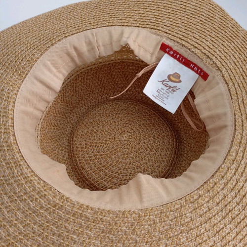 Karfil Hats women's hat like new beige