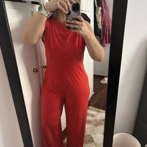 Artigli jumpsuit red, like new