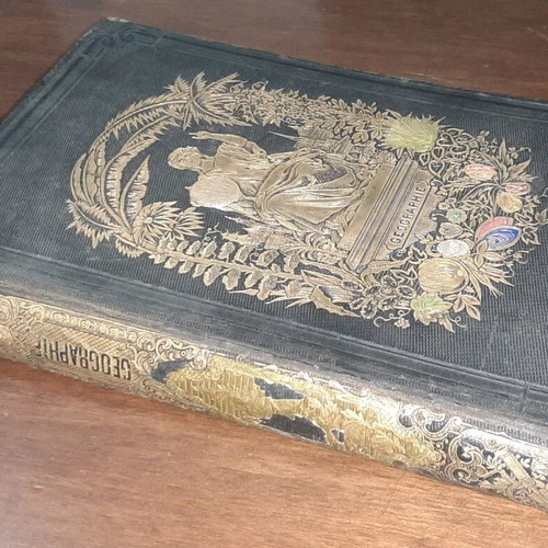Geography and Ethnography of Various Nations with 9 Lithographs, like new, French edition
