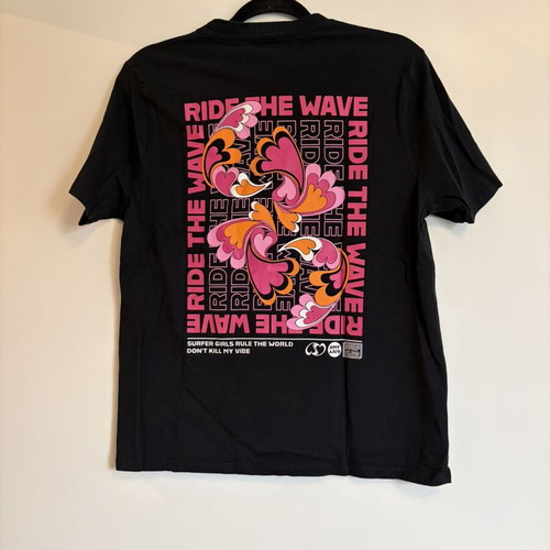 Shirt with print on the back side, like new, size S