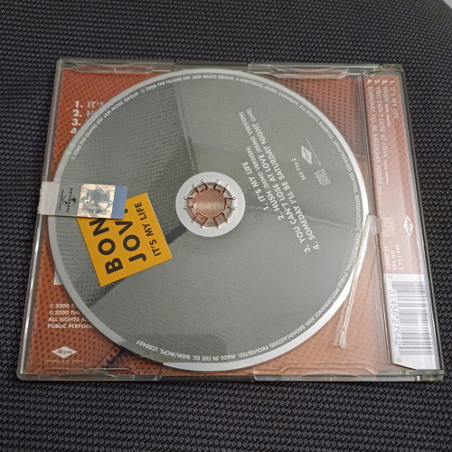 Bon Jovi It's My Life 4 Track CD Single σαν καινούργιο, Rock