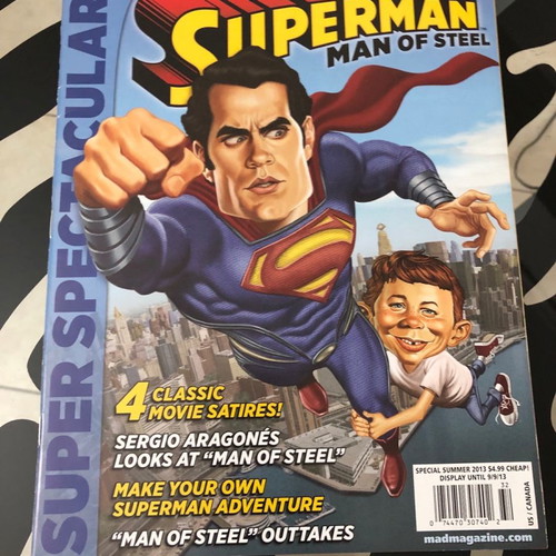 Mad Superman Man of Steel Super Spectacular 2013 new magazine