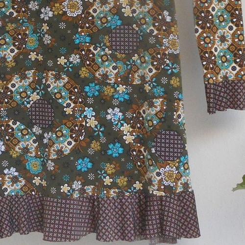 Floral dress S like new, multicolored