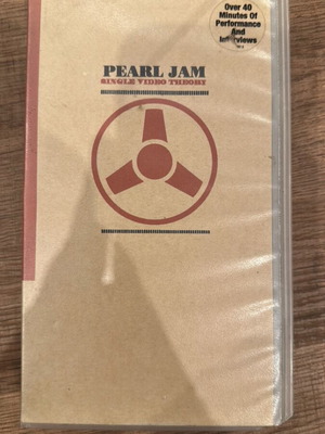Pearl Jam Single Video Theory VHS mint condition