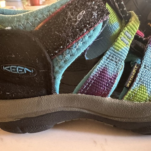 Keen kids waterproof sandals size 29, like new, multicolor
