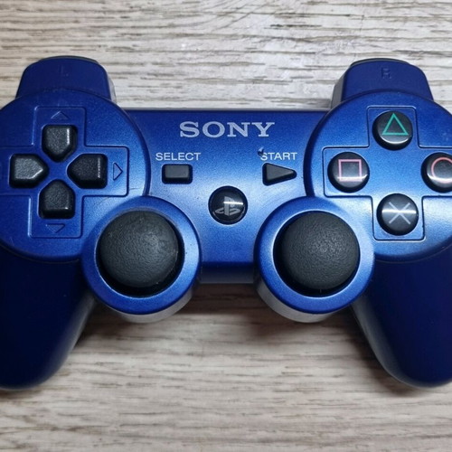 Sony Dualshock 3 Sixaxis χειριστήριο μεταλλικό μπλε σαν καινούργιο
