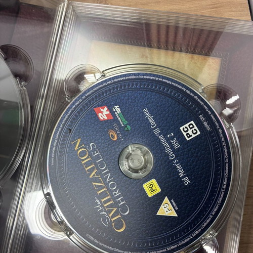 Sid Meier’s Civilization Chronicles PC edition used, missing one disc