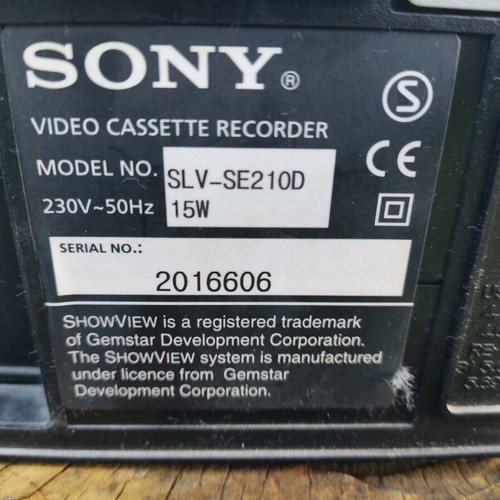 Sony Video SLV SE210D used