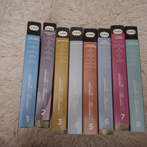 Box set The Masters and Greatest Moments of Jazz & Blues used, 5 CDs with booklet
