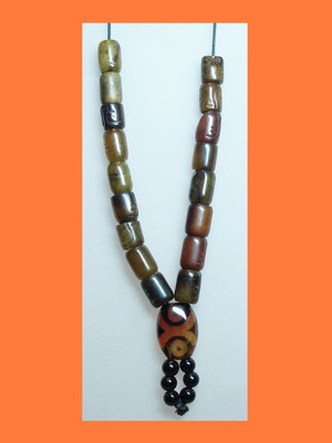 Old 20th century worry beads used