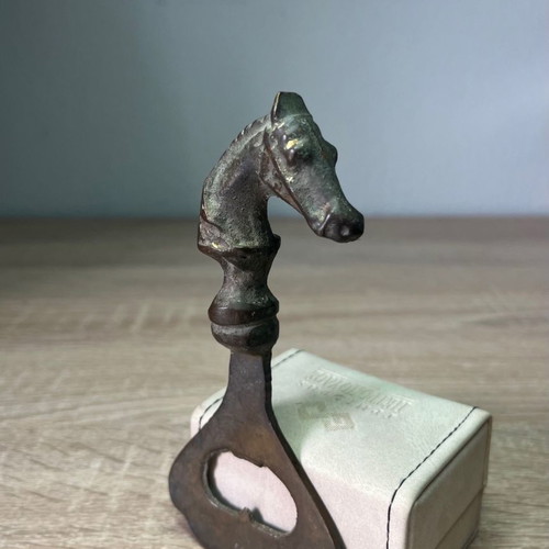 Horse bottle opener used