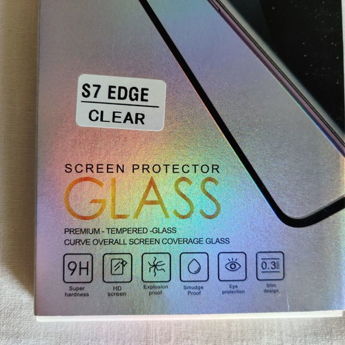 Tempered Glass for Samsung S7 Edge new, hardness 9H