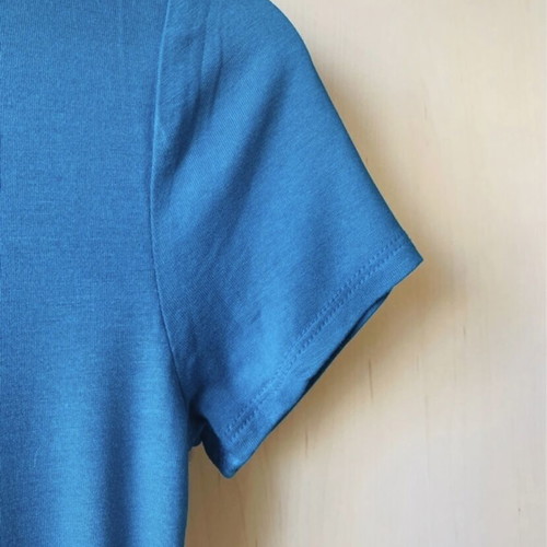 Forever21 cotton turquoise dress like new, midi short sleeve