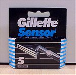  Gillette Sensor παλιό σετ των 5 ανταλλακτικών λεπίδων